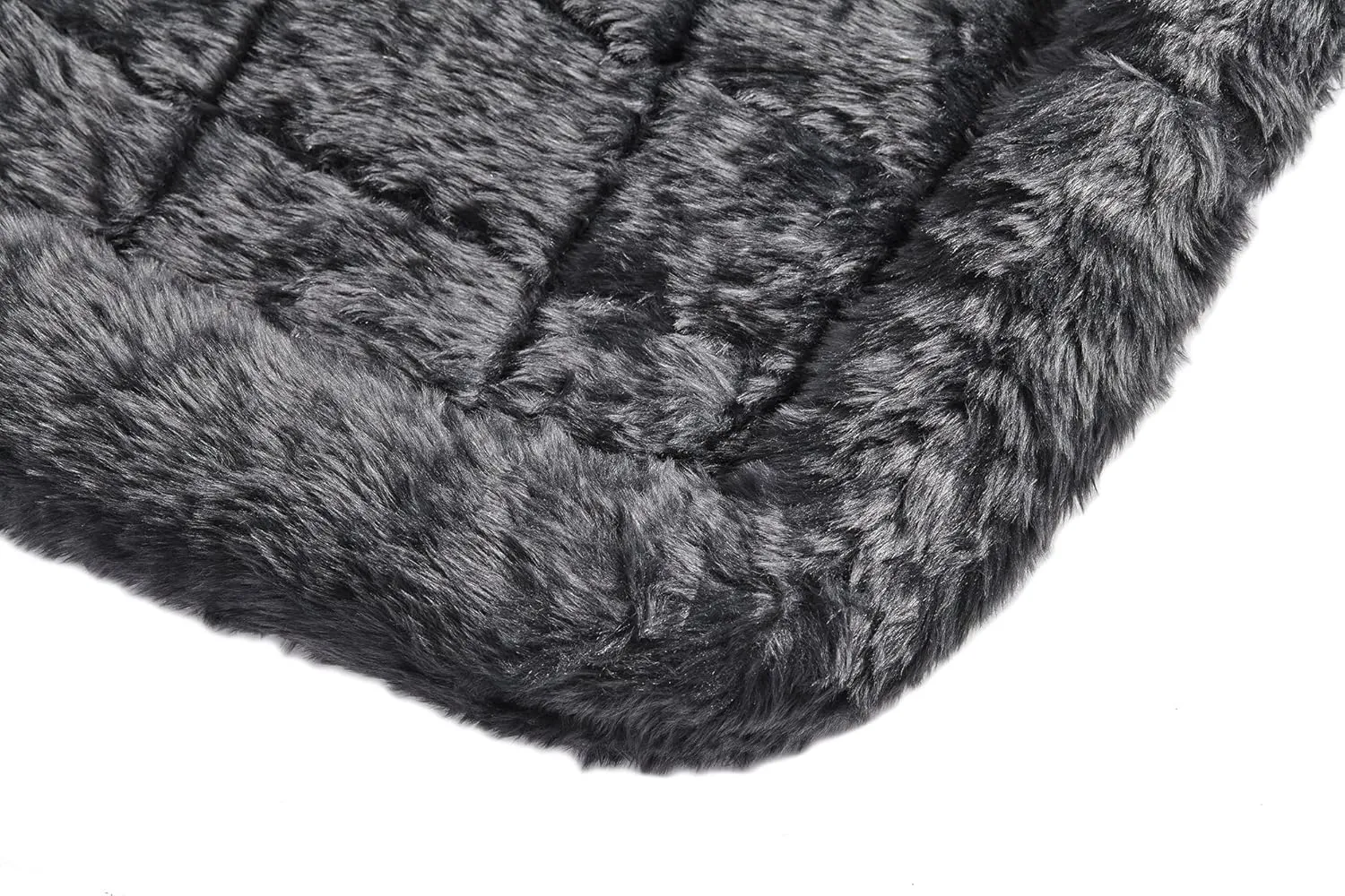 18L-Inch Gray Dog Bed or Cat Bed w/ Comfortable Bolster | Ideal for "Toy" Dog Breeds & Fits an 18-Inch Dog Crate | Easy Maintenance Machine Wash & Dry | 1-Year Warranty