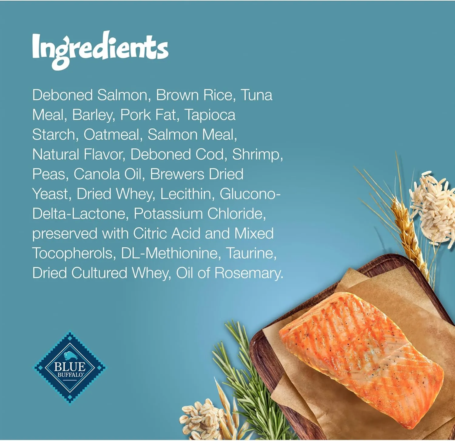 Blue Buffalo Bursts Crunchy & Creamy Cat Treats, Great for Training, Savory Seafood, 5-oz Bag
