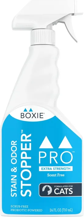 Boxie ProProbiotic Unscented Stain & Odor Stopper for Cats, 24 oz Boxiecat