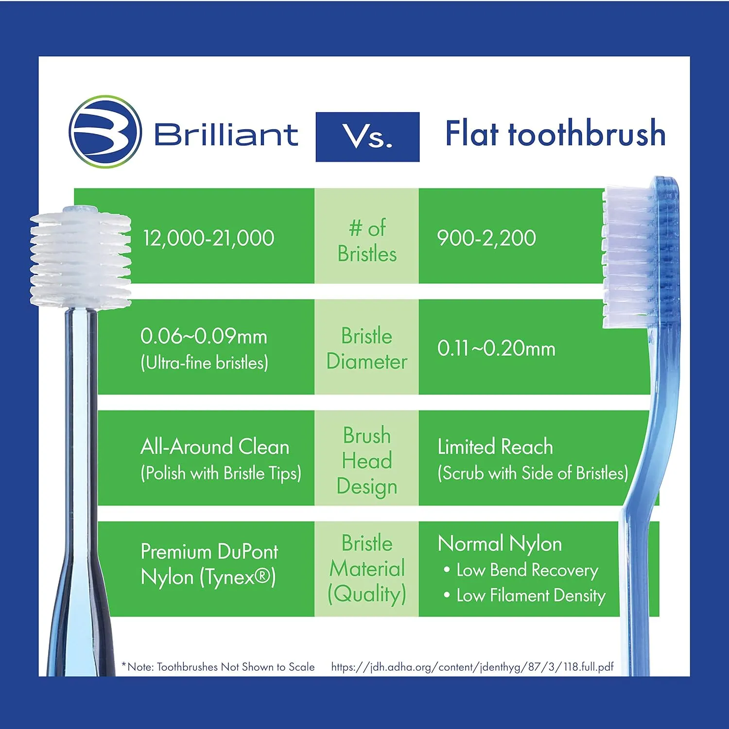 Brilliant Oral Care Expectant Mom Toothbrush, a Pregnancy Must Have with Gentle, Extra Soft Bristles, Round Head for Sensitive Teeth and Gums, Lilac, 1 Pack