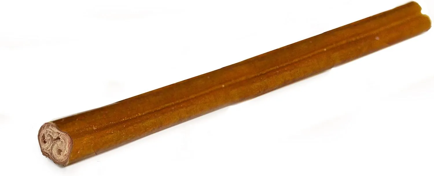 Cadet Bully Hide Sticks for Large Dogs, All-Natural Beef Pizzle, Limited-Ingredient Long-Lasting Dog Chews for Aggressive Chewers, 1 Count