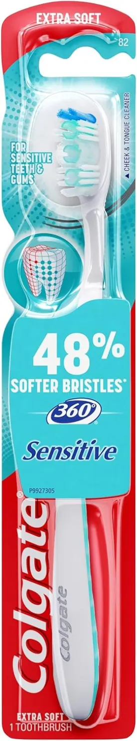 Colgate 360 Enamel Health Extra Soft Toothbrush for Sensitive Teeth