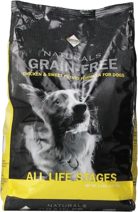 Diamond Naturals Grain Free Real Meat Recipe Premium Dry Dog Food With Real Cage Free Chicken 5Lb