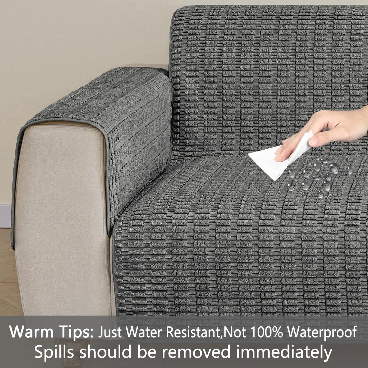 Dog Bed Cover Sofa Protector,Anti Slip Waterproof Sofa Covers for Living Room Couch Covers,Sofa Mat,Seat Cover,Dog Mat,Pet Pad for Furniture 1 Piece (60x82 inch, Dark Grey)