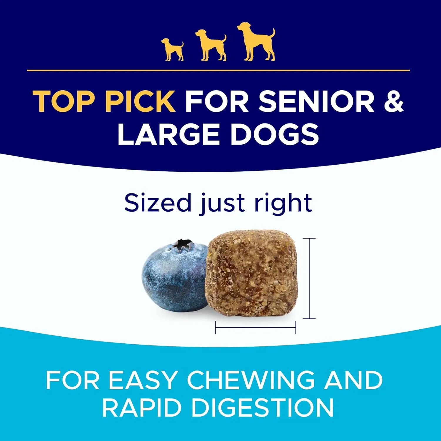 Dog Joint Supplement Large Breed - Glucosamine & Chondroitin Treats for Dogs - Supplement w/Omega-3, MSM - Made in USA - Joint Pain Relief - 240 Mobility Chews