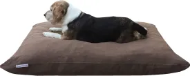 Dogbed4less Do It Yourself DIY Pet Bed Pillow Duvet Denim Cover   Waterproof Internal case for Dog/Cat at Large 48"X29" Brown Color - Covers only