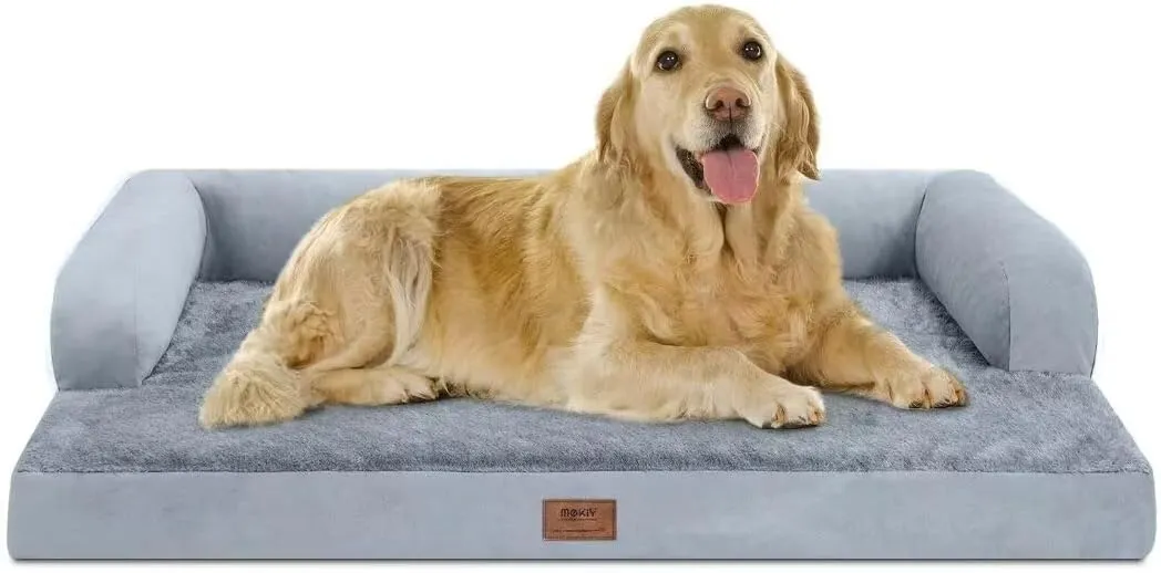 Extra Large Dog Bed Orthopedic Waterproof: Memory Foam Dog Bed for XL XLarge Extra Big Dogs - Couch Sofa - Washable with Removable Cover