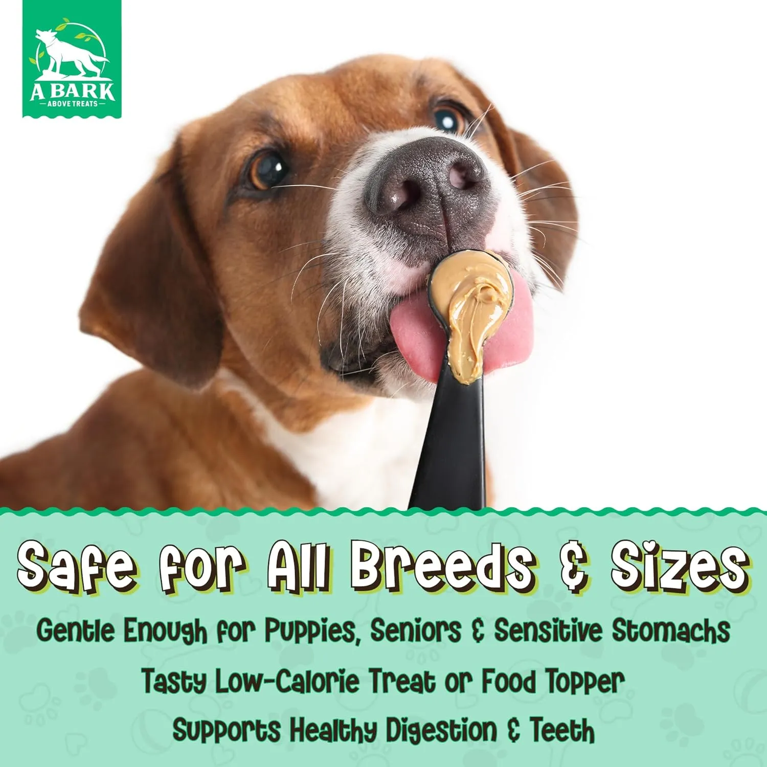 Gut & Digestive Pre & Probiotic Dog Peanut Butter Spread, All Natural Dog Treat. Human Grade & Safe Puppy Food, Peanuts & Blueberries for Digestion, Inflammation, Grown & Made in USA