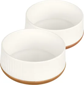 Harry Barker Small Plastic Modern Dog Bowls - 2 Pack