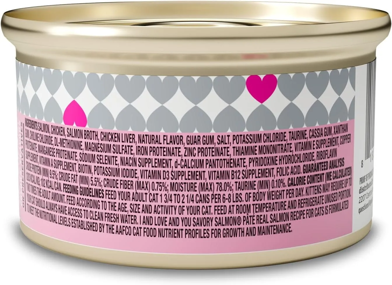 I and love and you Wet Cat Food - Savory Salmon Pt - Salmon Recipe, Grain Free, Filler Free, 3oz Pack of 24 Cans