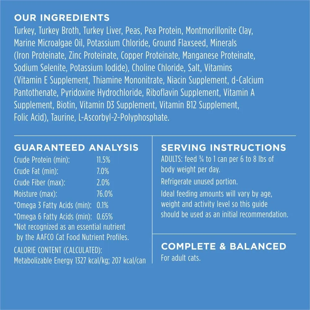 Instinct Limited Ingredient Diet Grain Free Real Turkey Recipe Natural Wet Canned Cat Food by Nature's Variety, 5.5 oz. Cans (Pack of 12)