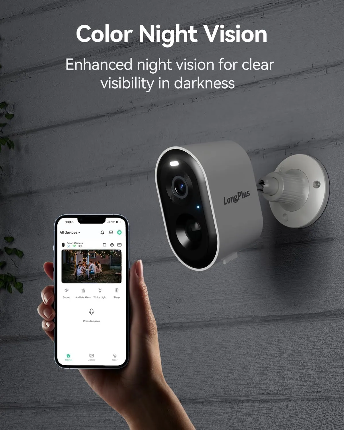 LongPlus Security Cameras Wireless Outdoor Camera Wireless Camera for Home Security, 2 Pack 2K Battery Powered WiFi Cameras with AI Motion Detection, 2-Way Talk, Cloud/SD Storage