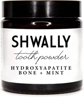 Magical Tooth Powder W/Hydroxyapatite Cattle Bone & Fluoride Free Amish Eggshell   Organic Peppermint - 100% Fluoride Free ReMineralizing, Whitening & Polishing Powder 200  Brushings (2 oz)