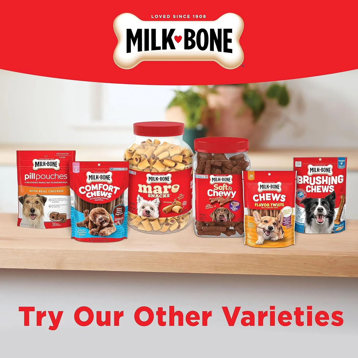 Milk-Bone MaroSnacks Bacon Flavor Small Dog Treats With Bone Marrow, 40 Ounces (Pack of 2) (Packaging Design May Vary)