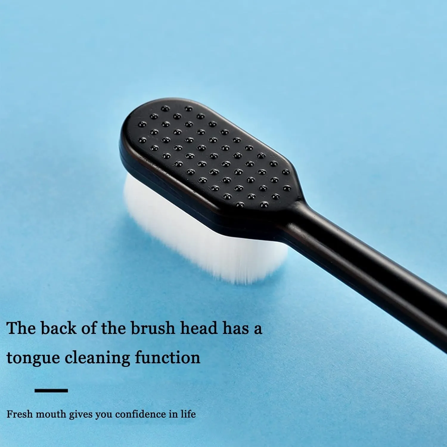 Nordic-Inspired Premium Nano Toothbrush, Adult Extra Soft Toothbrush with 20000 Soft Bristles, Micro Nano Manual Toothbrushes for Protect Sensitive Gums and Teeth (4pcs-Flat Head)