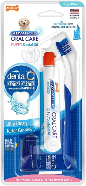 Nylabone Advanced Oral Care Puppy Dental Kit Puppy Original 3 Count