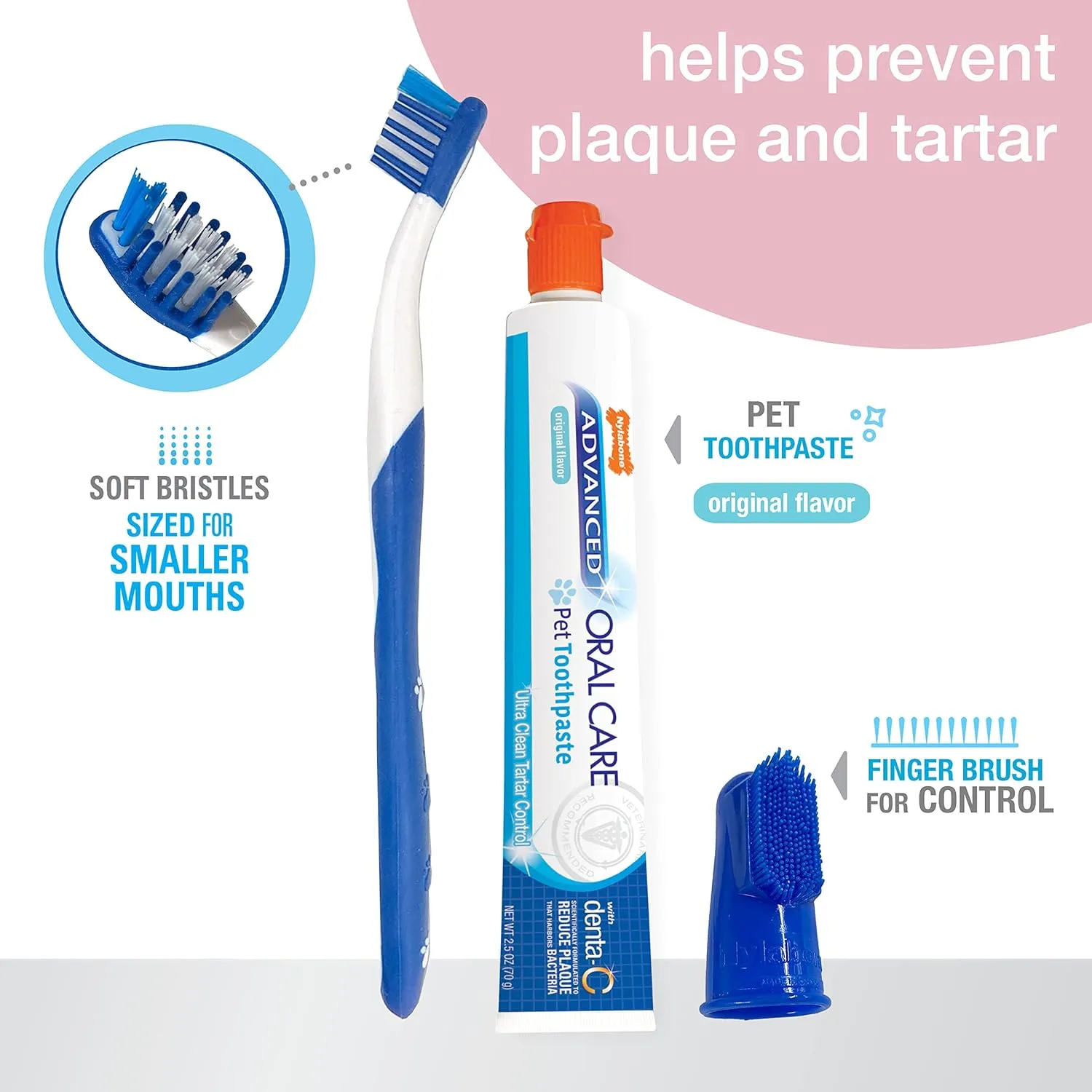 Nylabone Advanced Oral Care Puppy Dental Kit Puppy Original 3 Count
