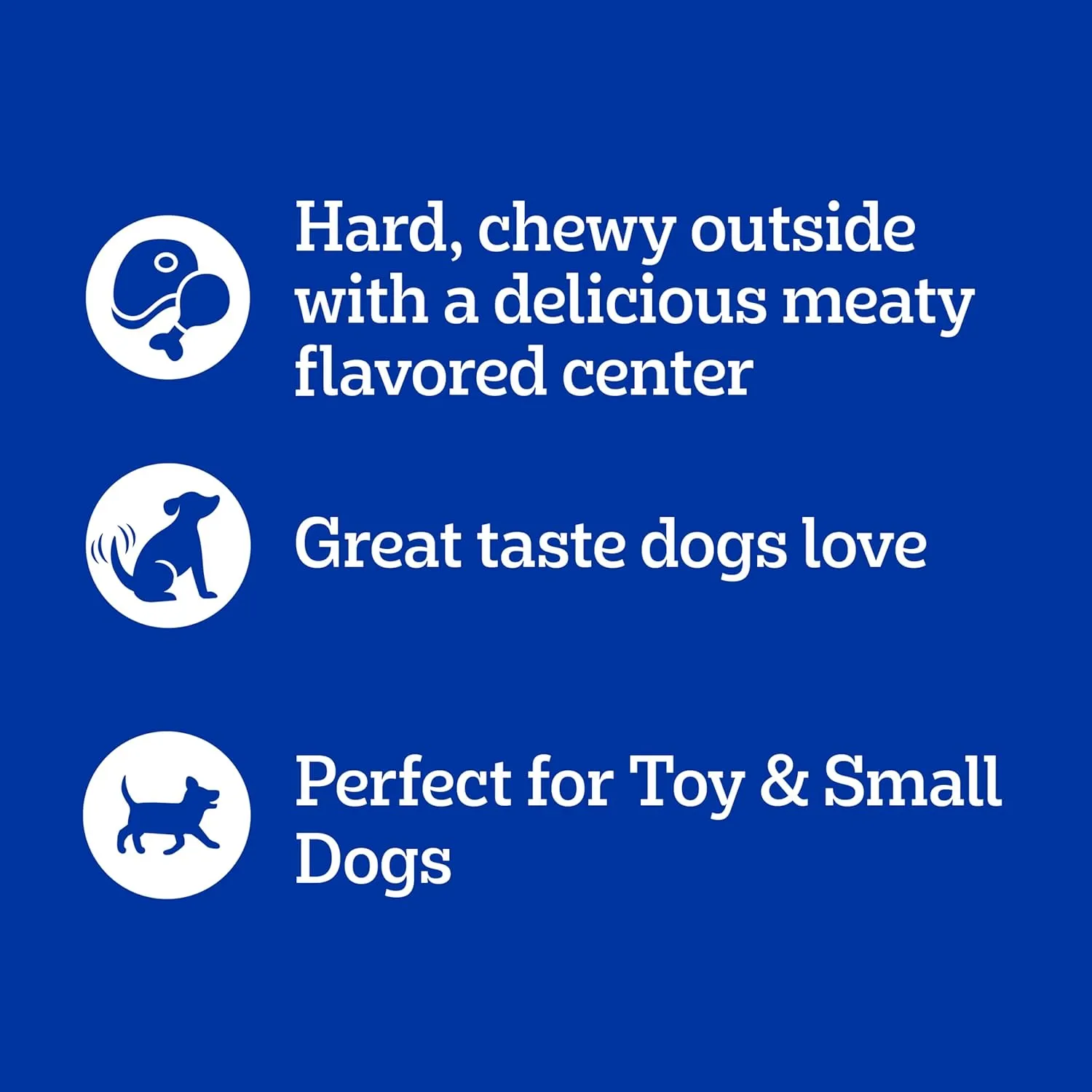 Pedigree Mini Jumbone Small Dog Treats, Beef Flavor, 21 oz. Bag (35 Treats)