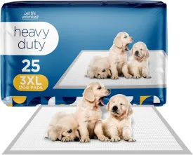 Pet Life Unlimited Heavy Duty Triple Extra Large Puppy Pads, Dog Training Pads - Odor Controlling Pee Pads with Wetness-Activated Fragrance - USA Made - 36" x 36" - 25 Count (3XL)