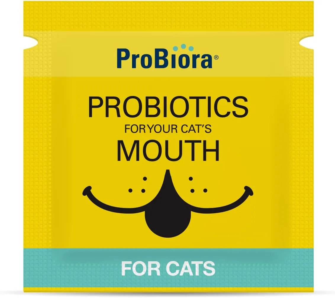 Probiora for Cats | Oral Care Probiotic Supplement | Pet Probiotics to Reduce Bad Breath | Cat Nutritional Supplement for Dental Health | 30 Servings (Jar) (30 Serving (Pack of 1), Pouch)