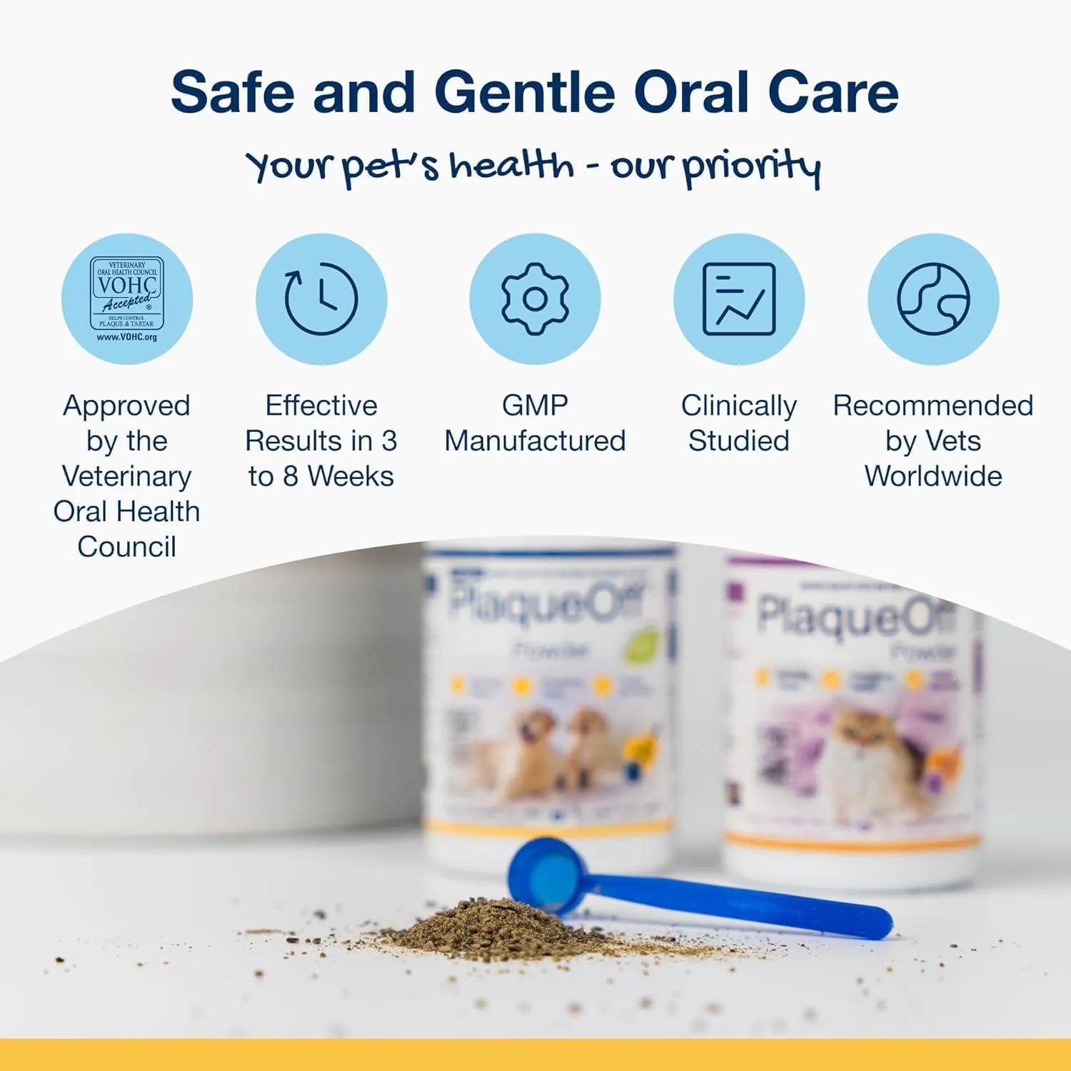 ProDen PlaqueOff Powder  Supports Normal, Healthy Teeth, Gums, and Breath Odor in Pets  420 g