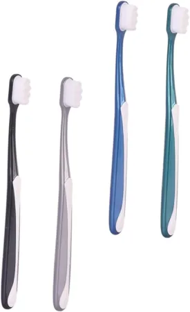 Soft Adult Toothbrush Large Brush Head Doggie Toothbrush Remove Plaque Maintain Oral Health Random Color