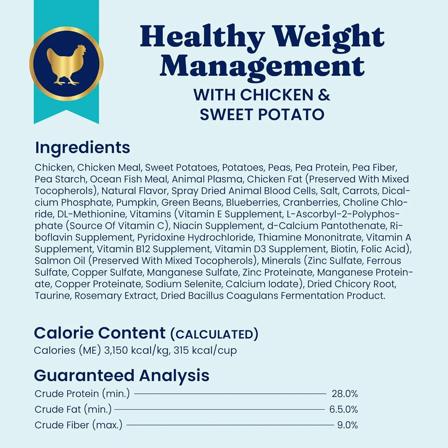 Solid Gold Dry Dog Food for Adult & Senior Dogs - Made with Real Chicken, Probiotics, & Omega 3 Fish - Grain Free Dry Dog Food for Weight Management & Better Digestion - Nutrientboost - 22 LB
