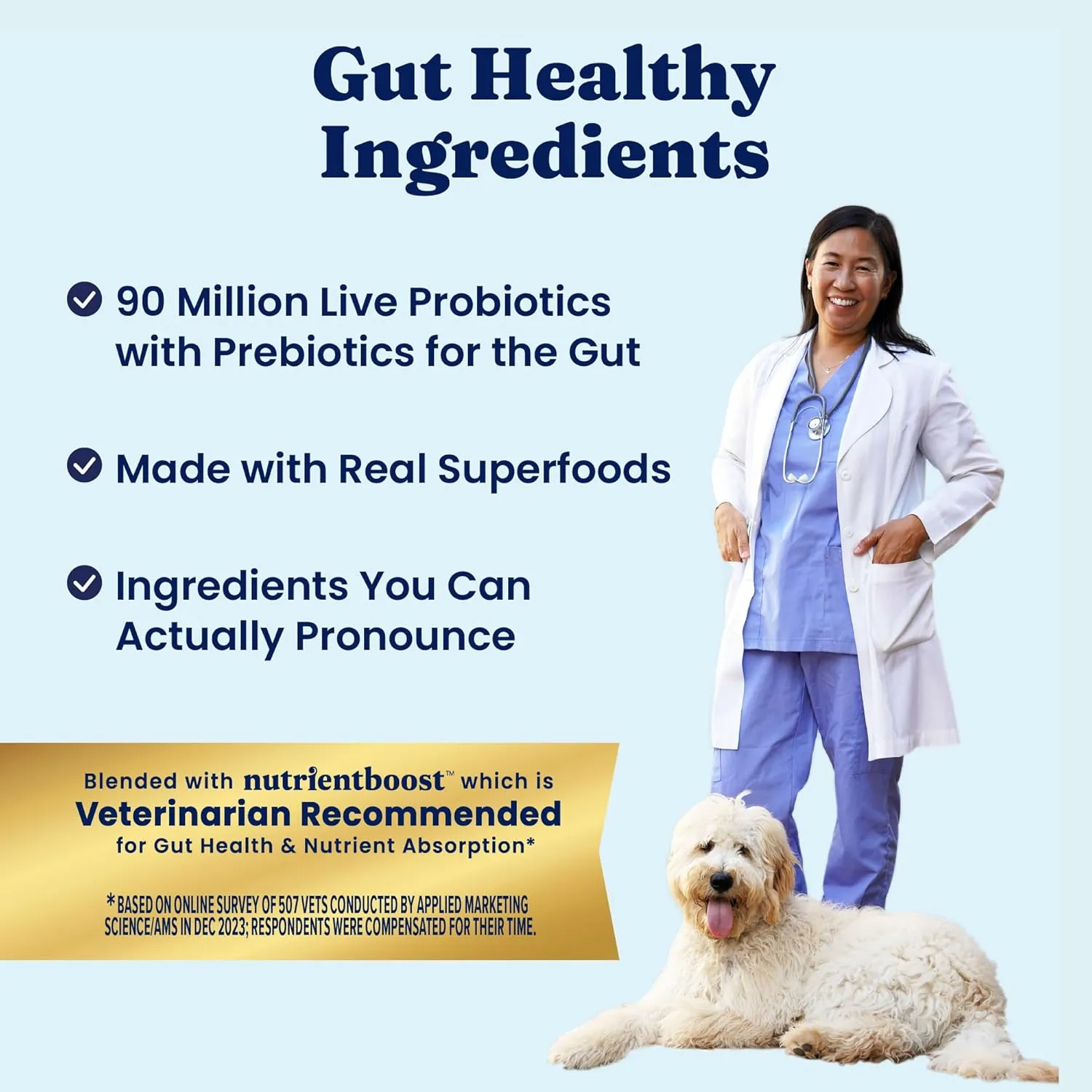 Solid Gold Dry Dog Food for Adult & Senior Dogs - Made with Real Chicken, Probiotics, & Omega 3 Fish - Grain Free Dry Dog Food for Weight Management & Better Digestion - Nutrientboost - 22 LB