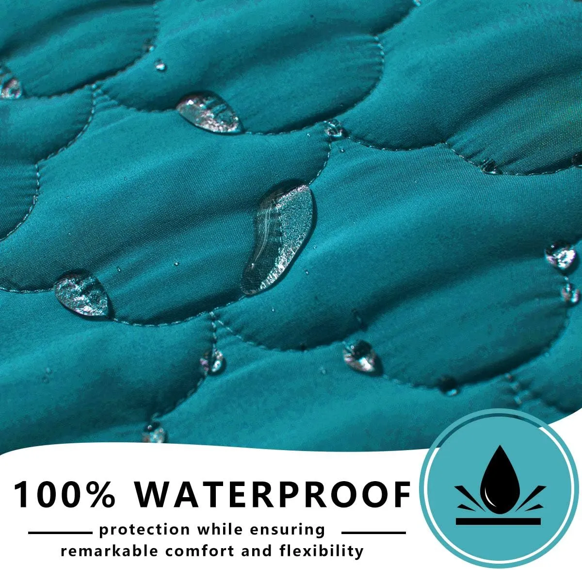 SPXTEX Dog Bed Cover Washable Pee Pads Dog Blankets for Puppy Large Dog Cat,Sofa Reversible Changing Pad Reusable 1 Piece68"x82",Aqua