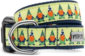 The Worthy Dog Luck 'O The Irish Gnome Collar: Beautiful and Durable Strong and Comfortable Nylon Webbing Adjustable & Stylish Accessories for Your Dog Large