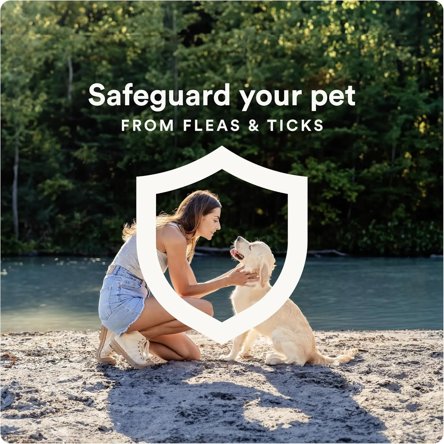 Ultra Flea and Tick Prevention for Dogs - Dog and Puppy Treatment and Control - Mosquito Repellent - Large, Fast Acting Waterproof Topical Drops, 6 Month Supply