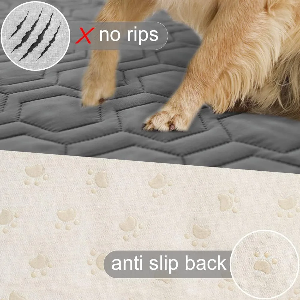 Waterproof and Anti-Slip Dog Bed Cover and Pet Blanket Sofa Pet Bed Mat car Incontinence Mattress Protectors Furniture Couch Cover for Most Cats Dogs, Pets