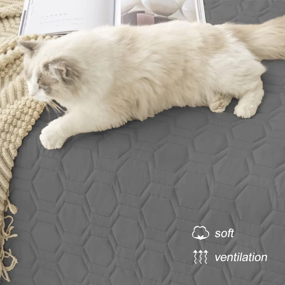Waterproof and Anti-Slip Dog Bed Cover and Pet Blanket Sofa Pet Bed Mat car Incontinence Mattress Protectors Furniture Couch Cover for Most Cats Dogs, Pets