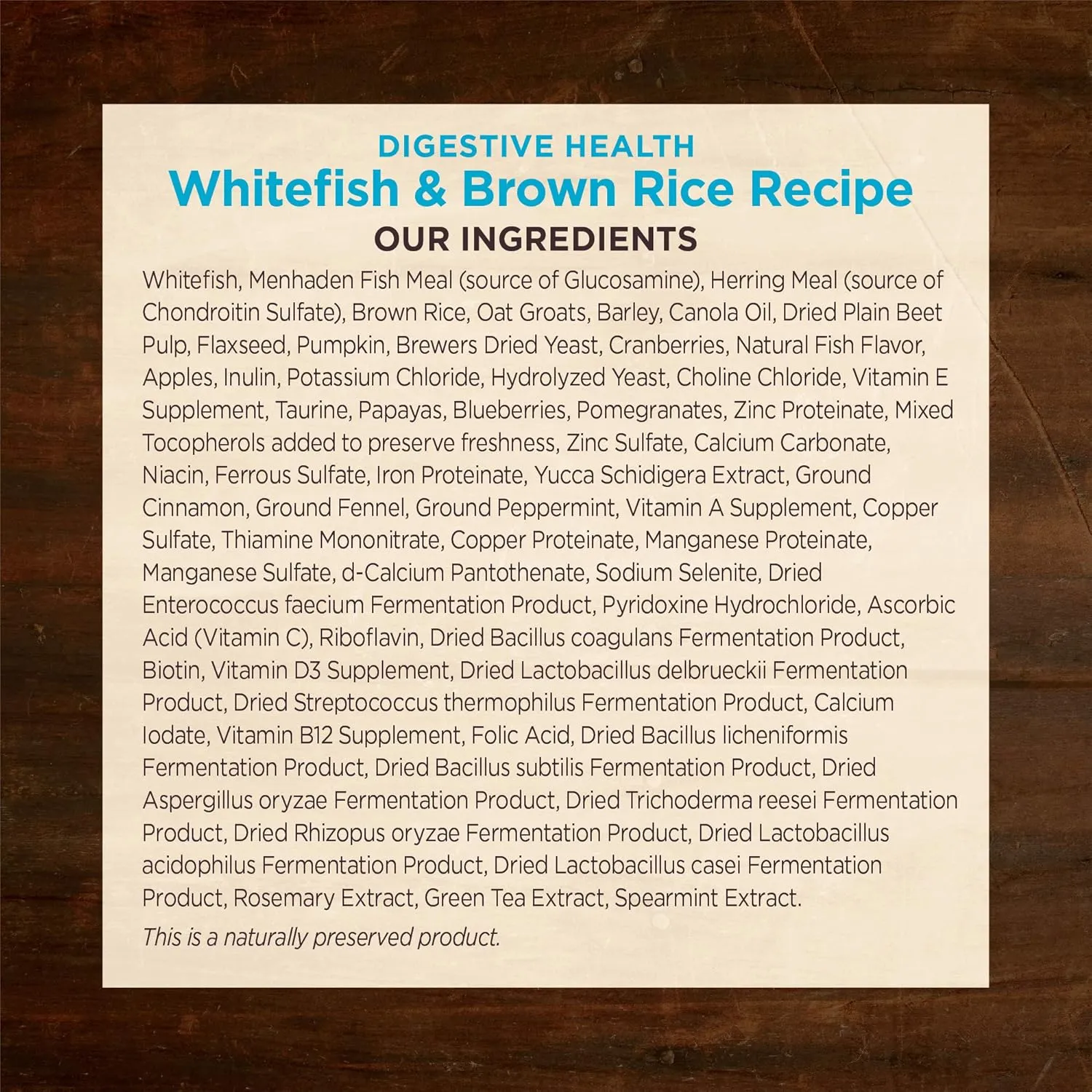 Wellness CORE Digestive Health Dry Dog Food, Wholesome Grains, Natural, Recipe for Dogs with Sensitive Stomachs, Whitefish & Brown Rice, (4-Pound Bag)