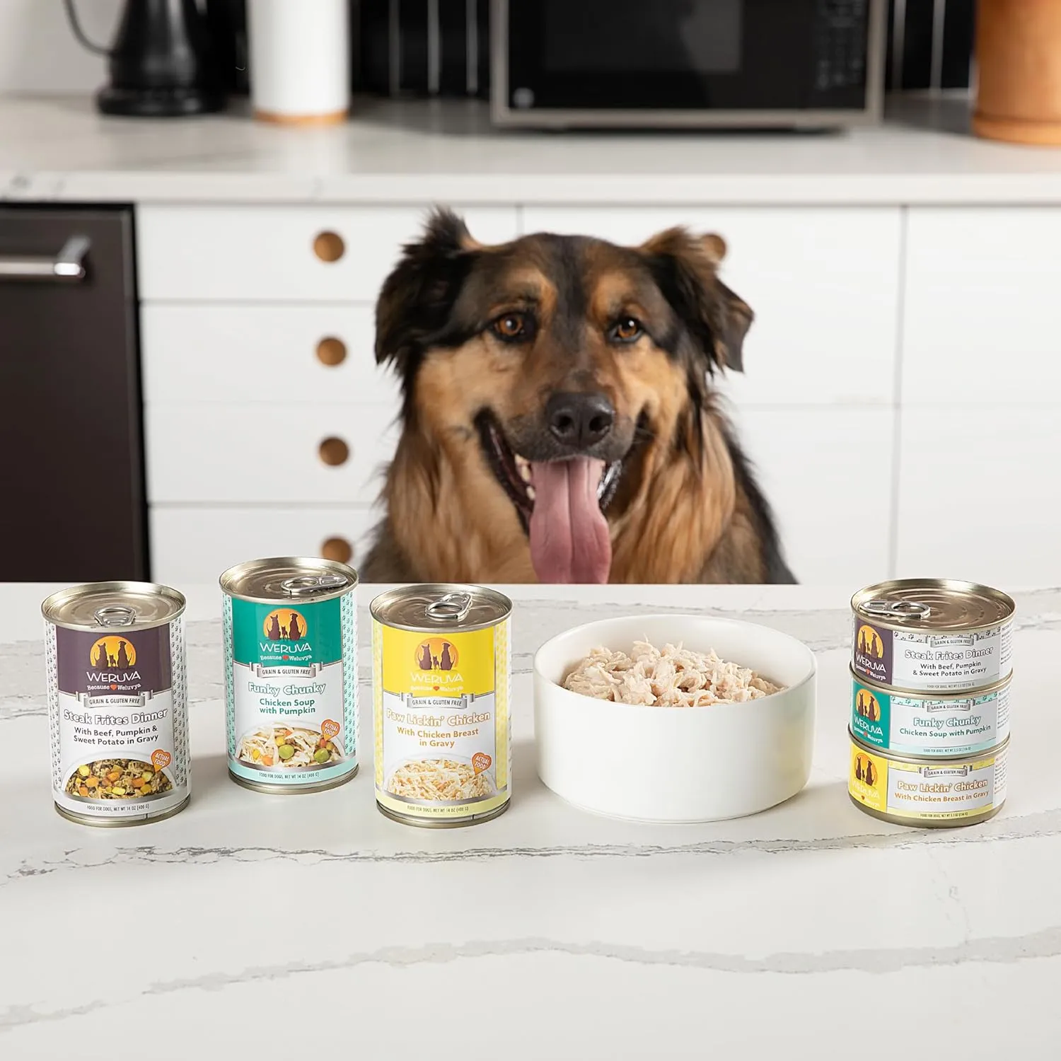 Weruva Classic Dog Food, Cirque de la Mer with Tuna & Veggies in Gravy, 5.5oz Can (Pack of 24)