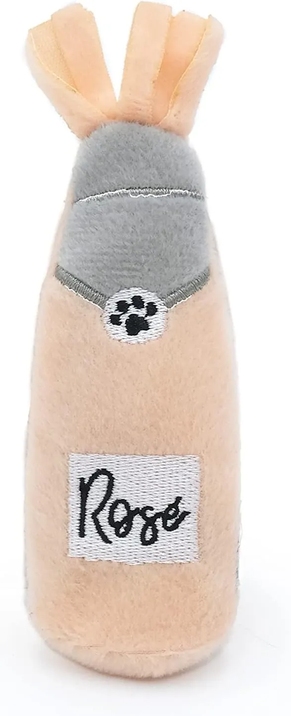 ZippyClaws - Catnip Crusherz - Fun-Sized Plush Catnip Toys with Frills, Perfect for Batting, Pouncing, and Chasing, Designed to Keep Your Indoor Cat Engaged in Playful Activities - Ros